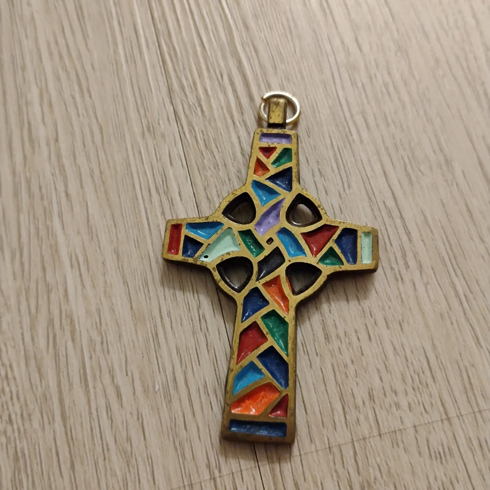 Vintage Terra 1969 Cross Pendant